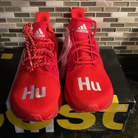 SOLD - NIB Adidas Solar Hu Red - Picture 2 of 6